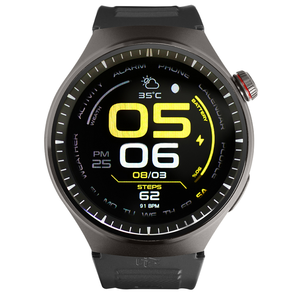 Smartwatch reloj inteligente STF Kronos Speed Pantalla esférica IP68 GPS