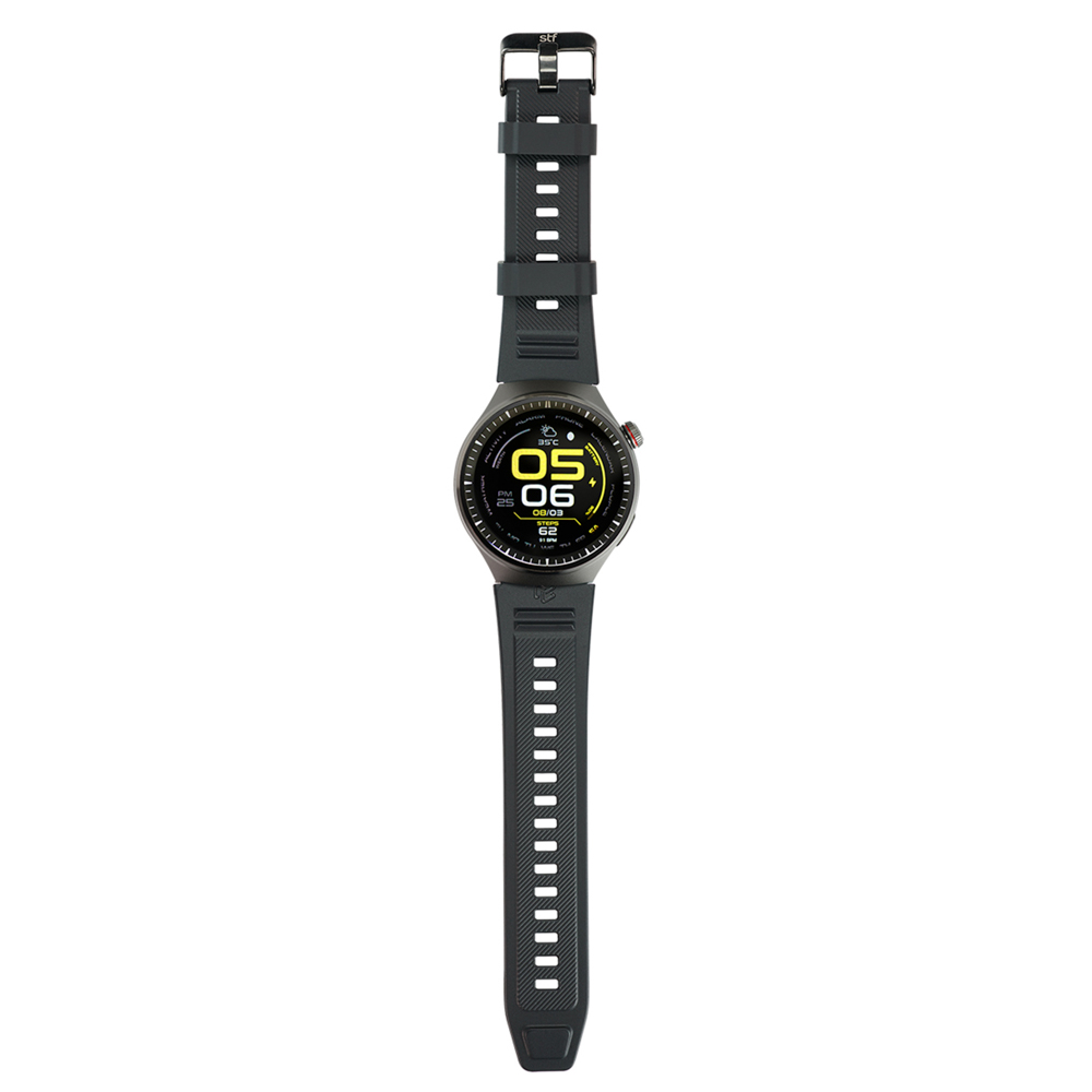 Smartwatch reloj inteligente STF Kronos Speed Pantalla esférica IP68 GPS