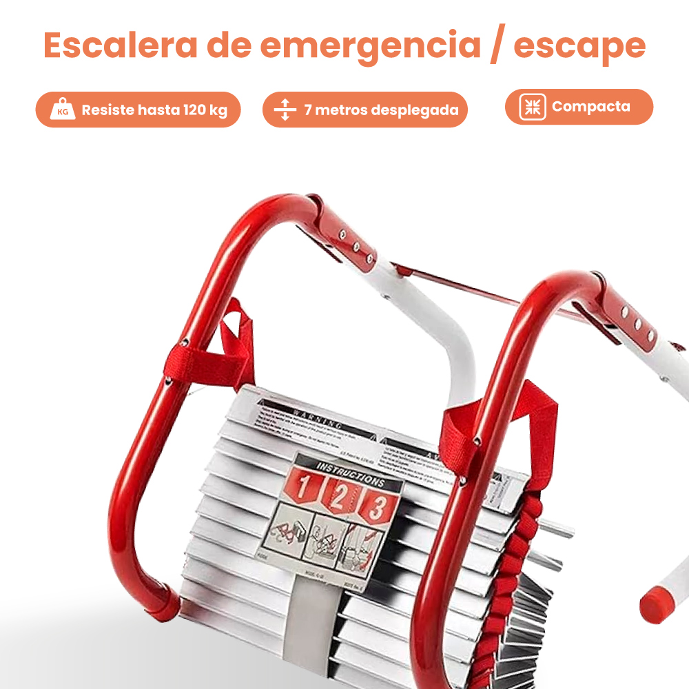 Escalera de emergencia 7 metros Escalera de bomberos