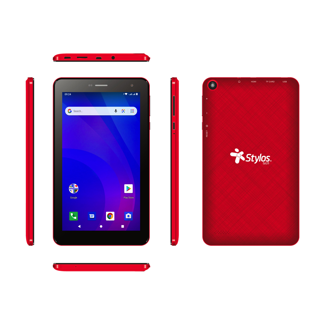 Tablet Stylos Taris Quad Core 16 Gb Ram 1Gb 7" Roja