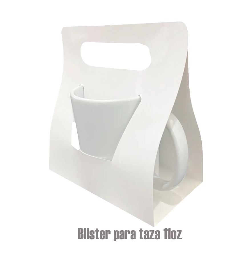 Blister para taza de 11oz listo para sublimar 500 pz