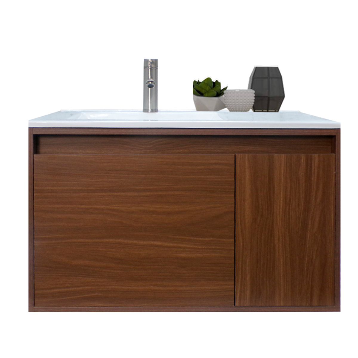 Gabinete Para Baño Con Lavabo STANNIS Flotante Minimalista