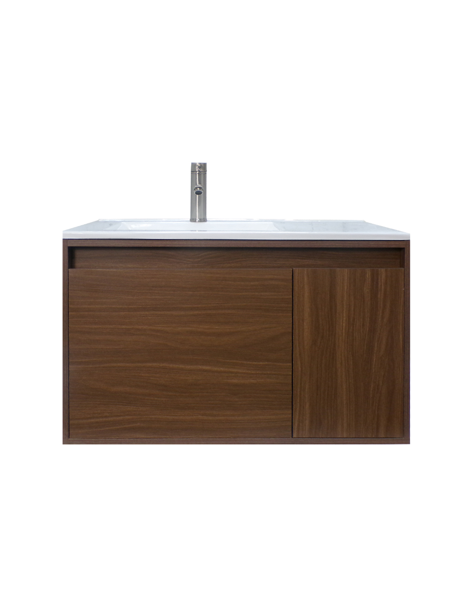 Gabinete Para Baño Con Lavabo STANNIS Flotante Minimalista