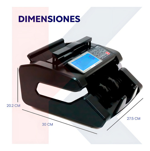 Contador De Billetes Detecta Billetes Falsos Kishnell Kb05