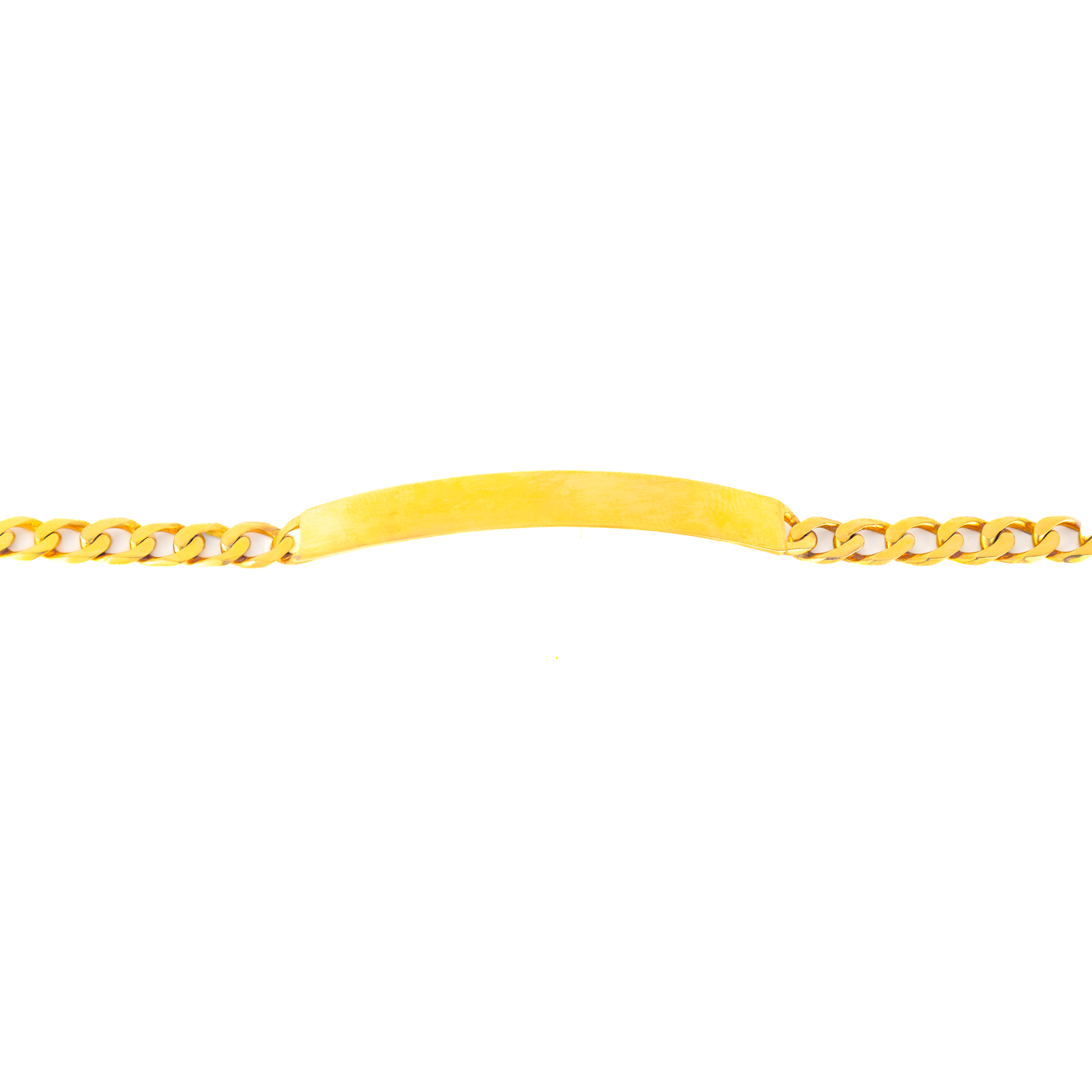 Hermosa Esclava 1x1 En Oro 14k. Oro Fino Joyería.