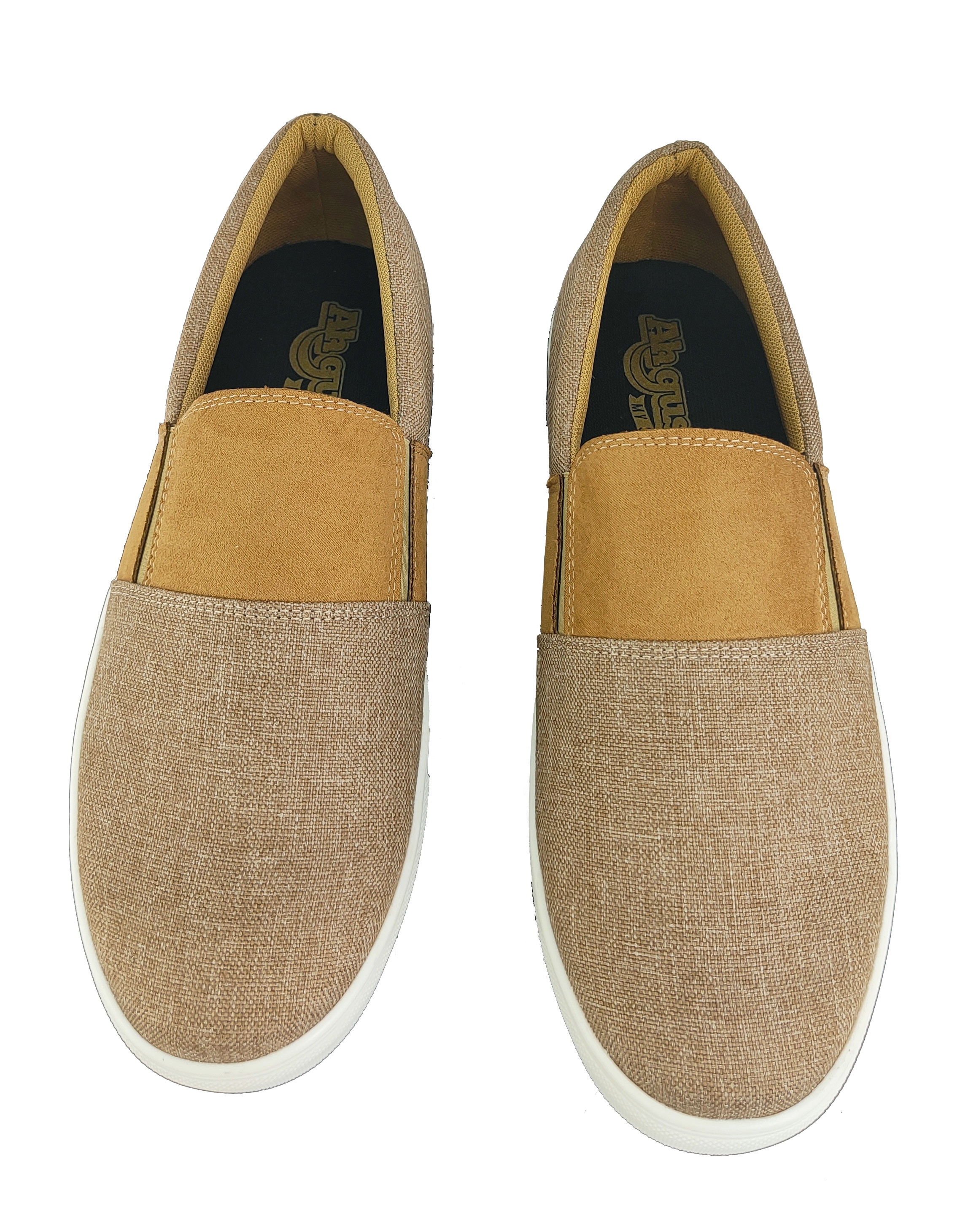 Tenis Mocasín Hombre En Tela Fresco Cómodo Marinero Topsider Color Arena