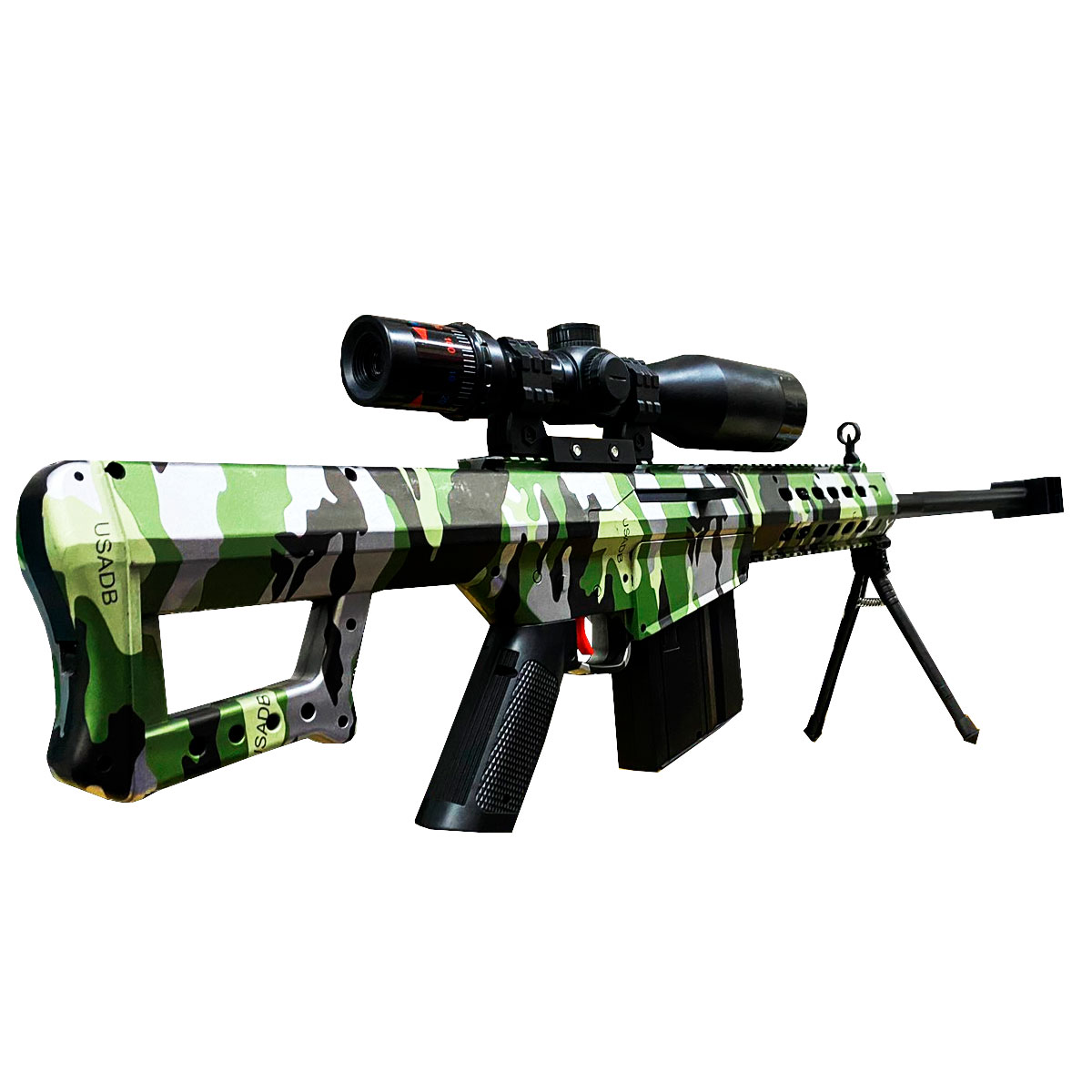  Pistola De Hidrogel Le Monde Semi Automatica Rifle Barret 017C