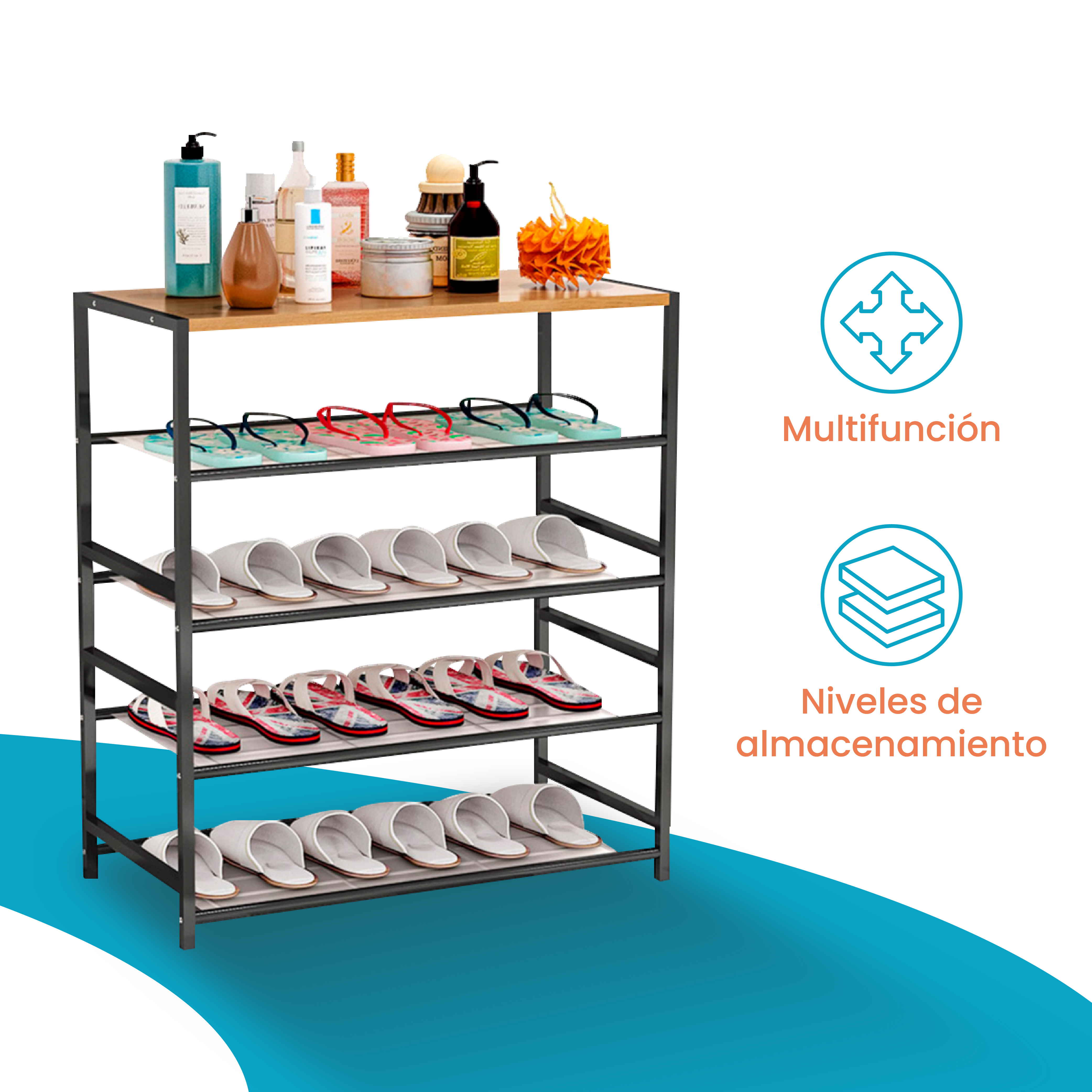 Mueble Organizador Multiusos 3 Niveles