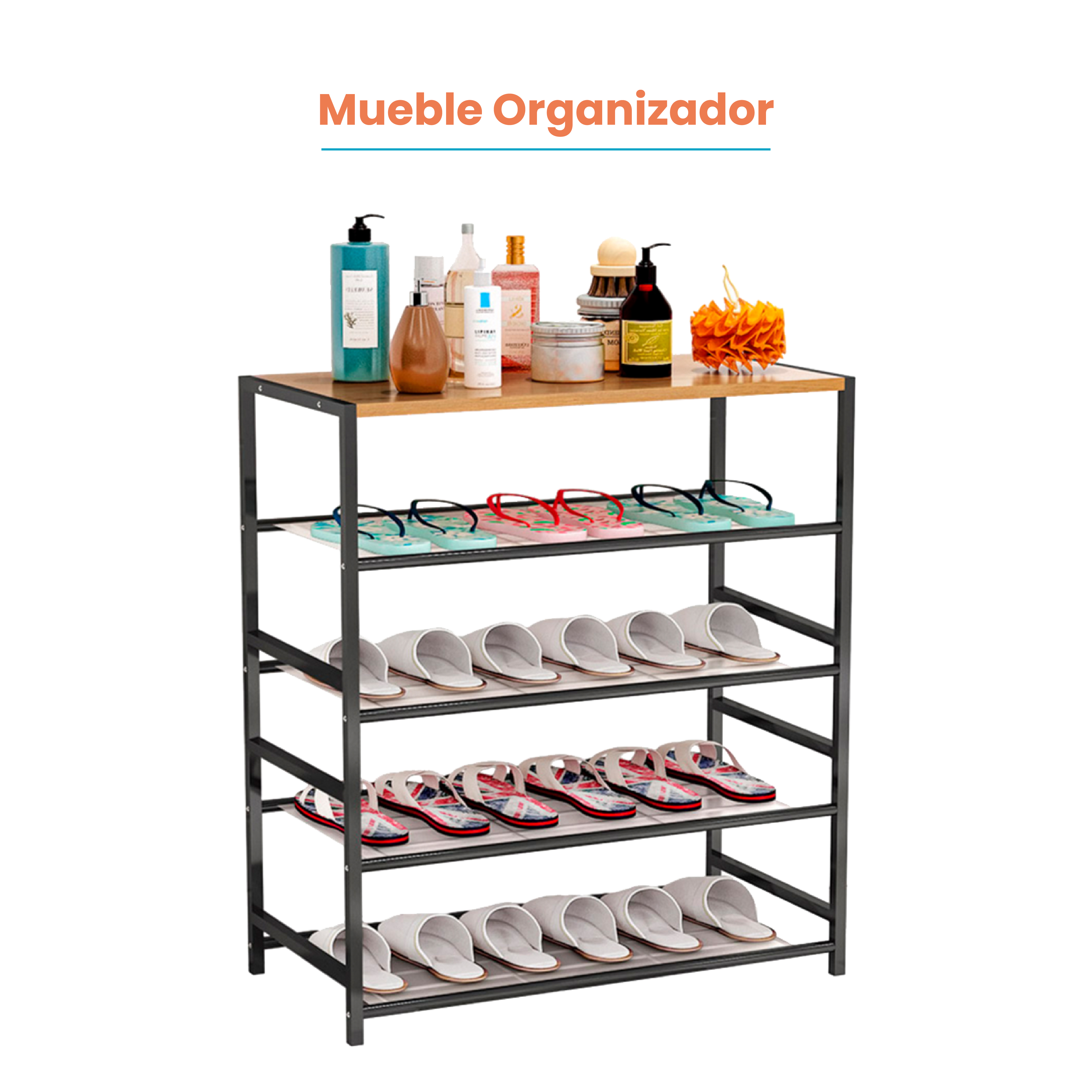 Mueble Organizador Multiusos 3 Niveles