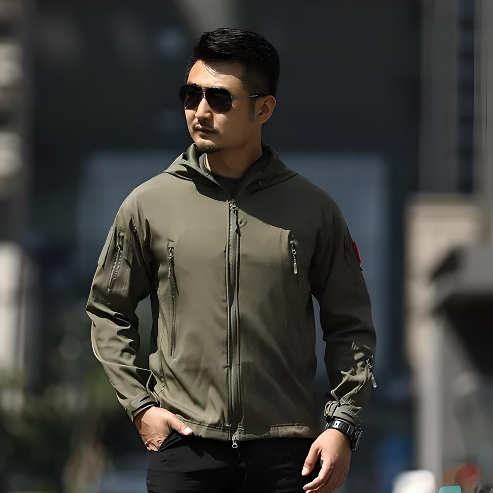 Chamarra Táctica Térmica Impermeable Para Hombre
