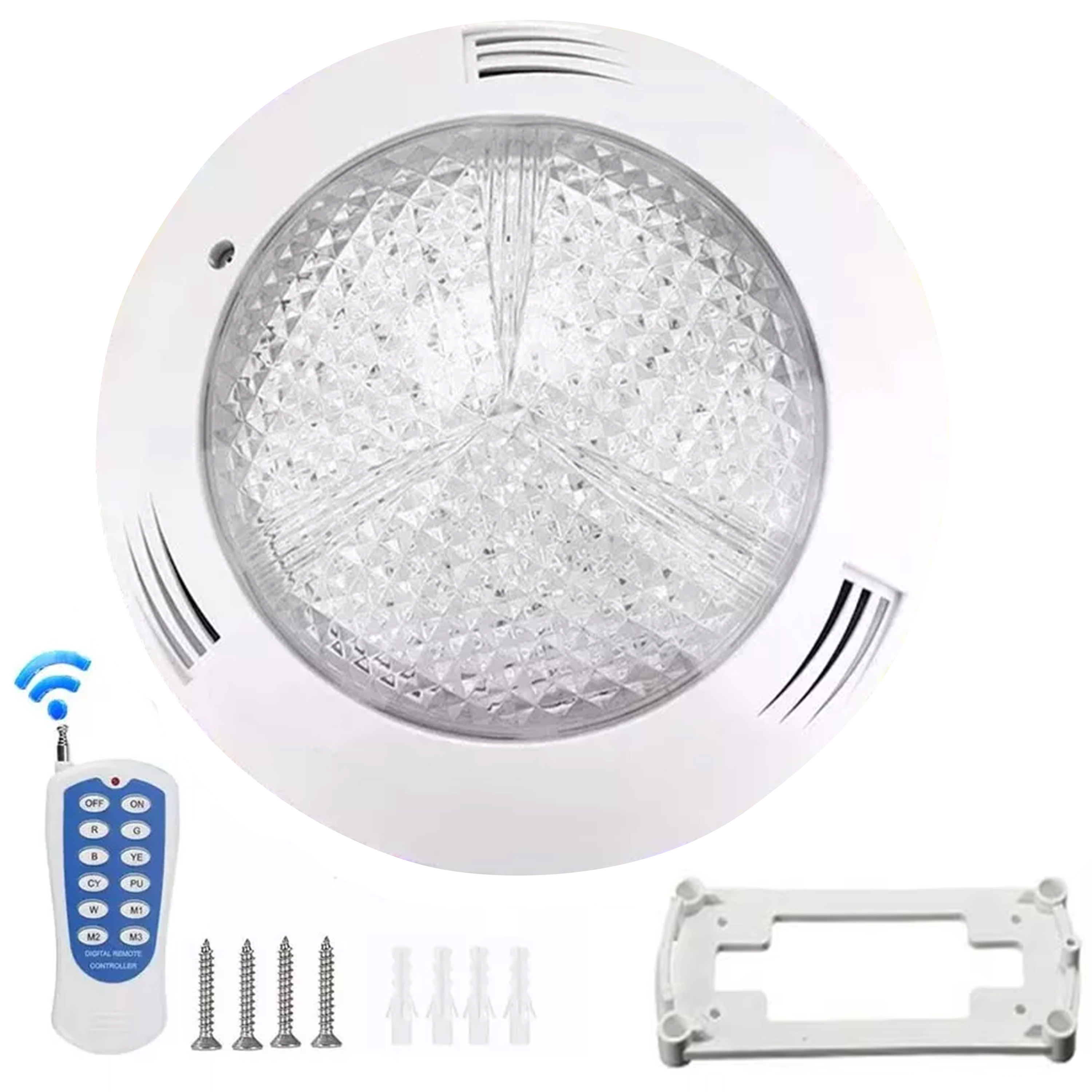 Lámpara Sumergible Iluminación Alberca Rgb Ip68 25w