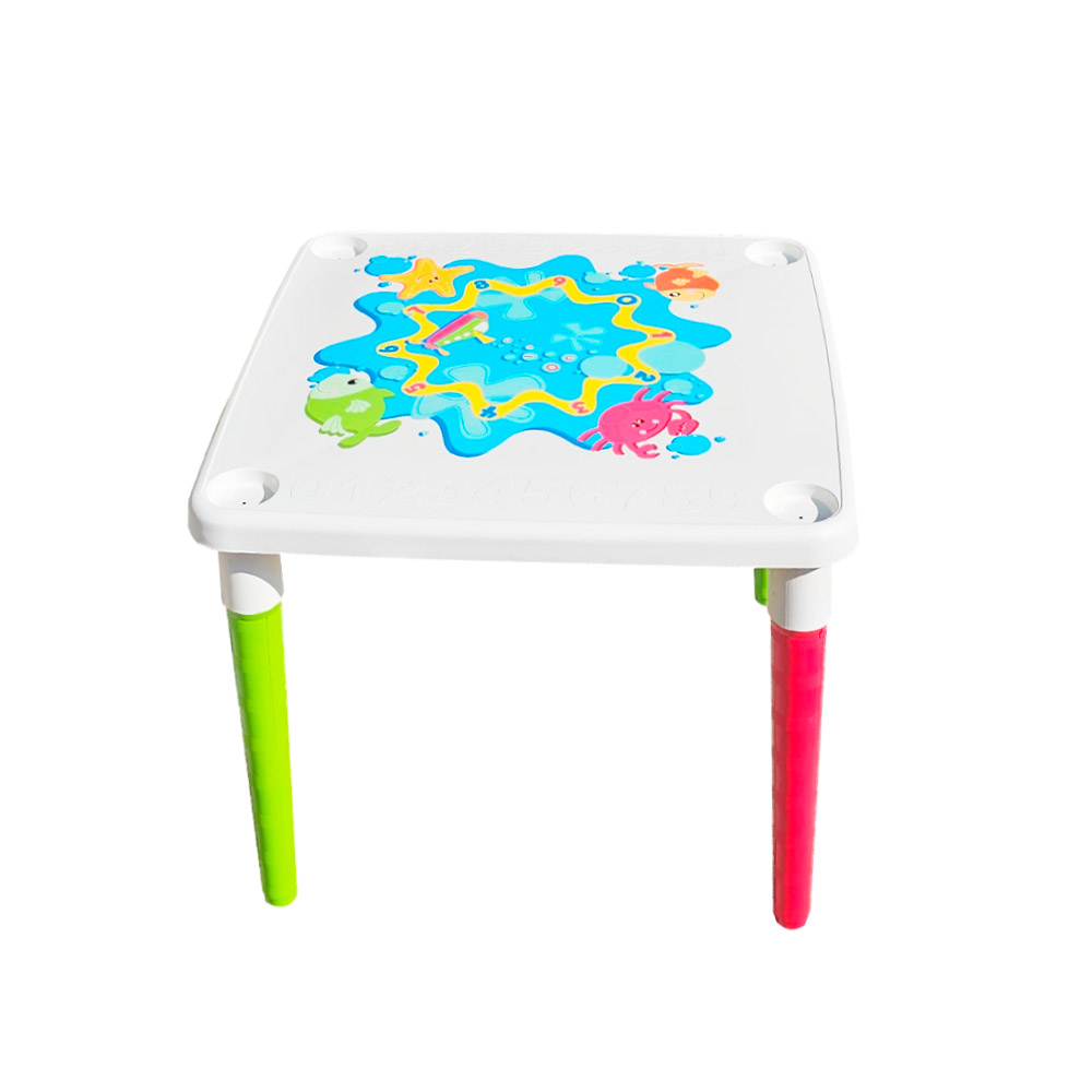 Mesa Infantil Patas Desmontables Colores Aprendizaje Niños