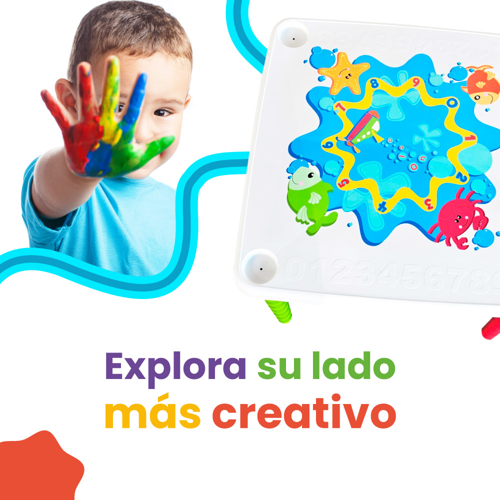 Mesa Infantil Patas Desmontables Colores Aprendizaje Niños