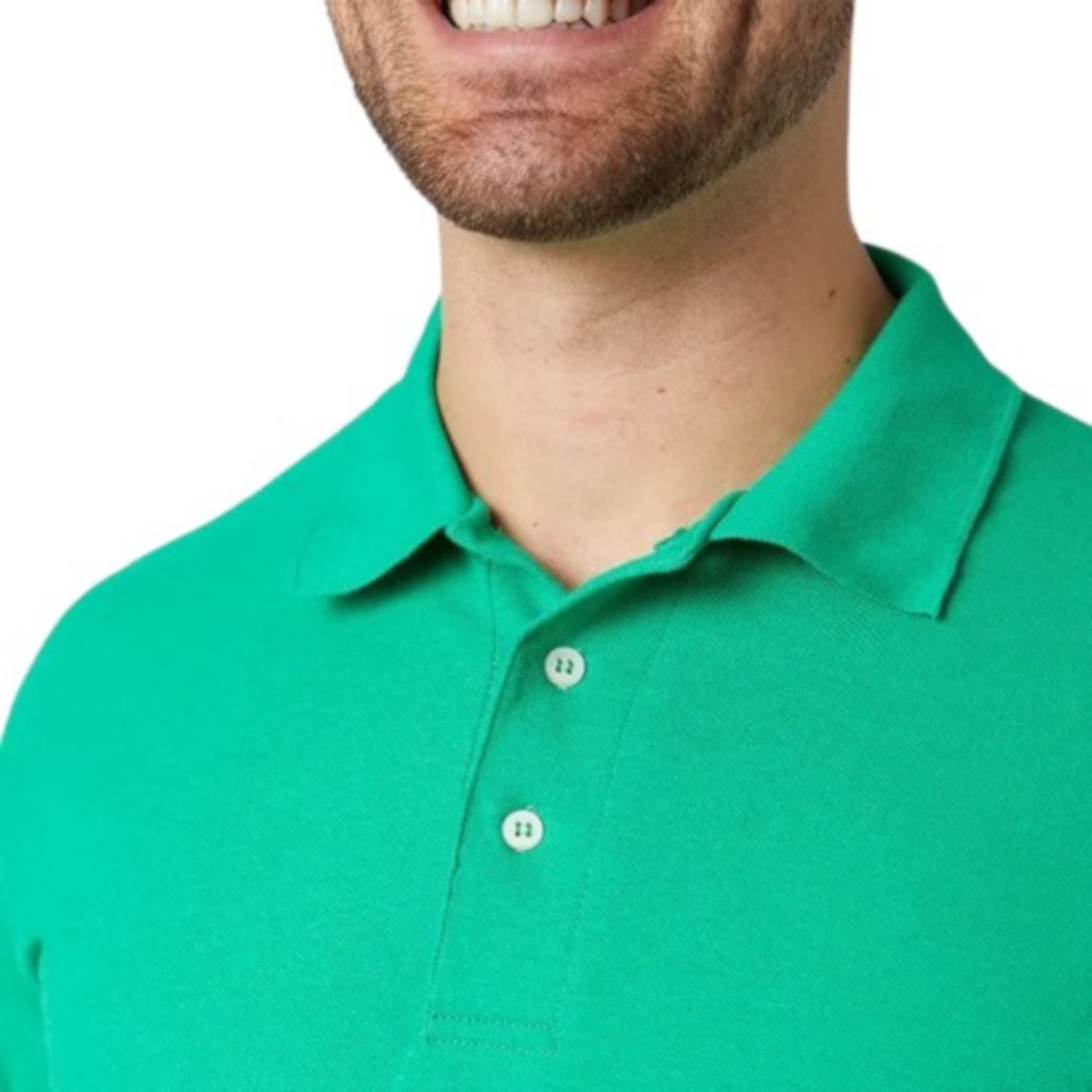 Playera Polo Piqué para Caballero - Color Verde - 100% Algodón