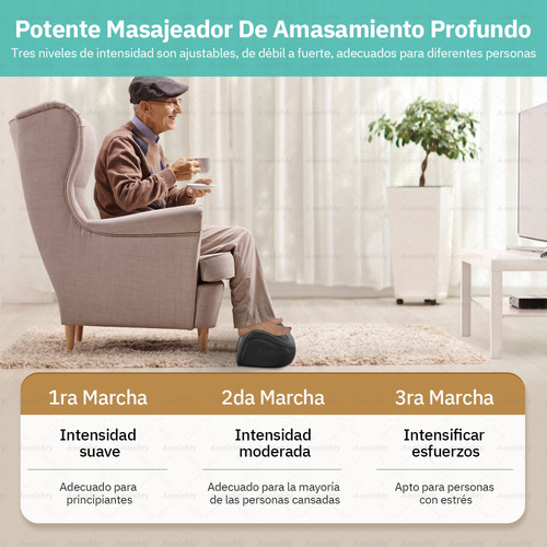 Masaje Para Pies Eléctrico Masajeador Pierna Brazo Shiatsu