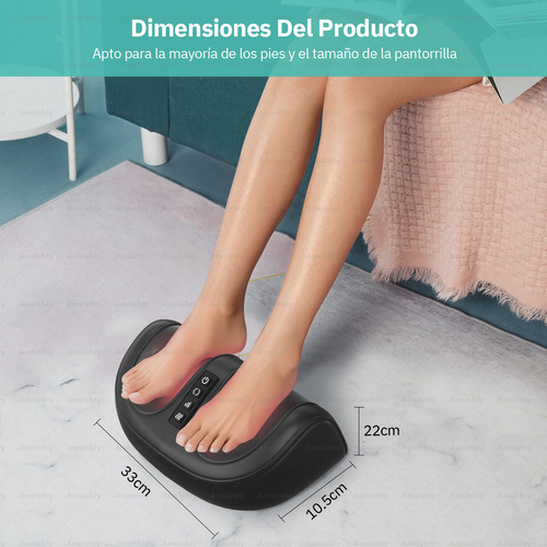 Masaje Para Pies Eléctrico Masajeador Pierna Brazo Shiatsu