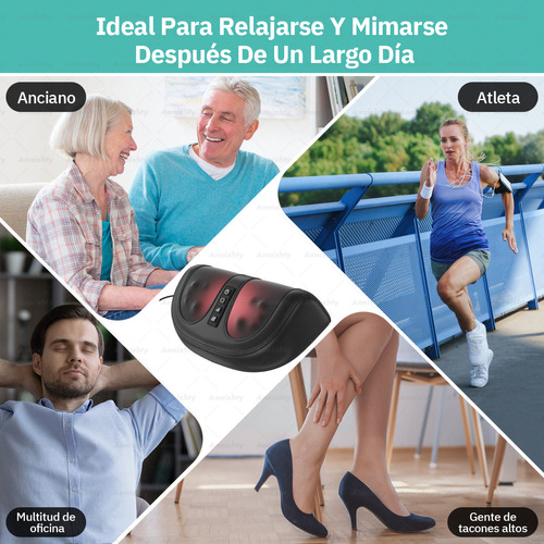 Masaje Para Pies Eléctrico Masajeador Pierna Brazo Shiatsu