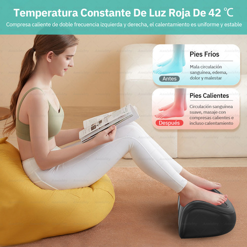 Masaje Para Pies Eléctrico Masajeador Pierna Brazo Shiatsu