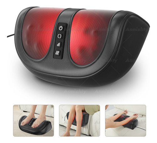 Masaje Para Pies Eléctrico Masajeador Pierna Brazo Shiatsu