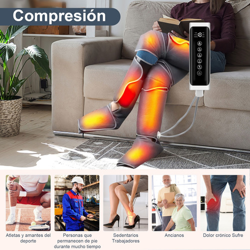 Masajeador De Piernas Aparato Y Botas De Compresion De Aire