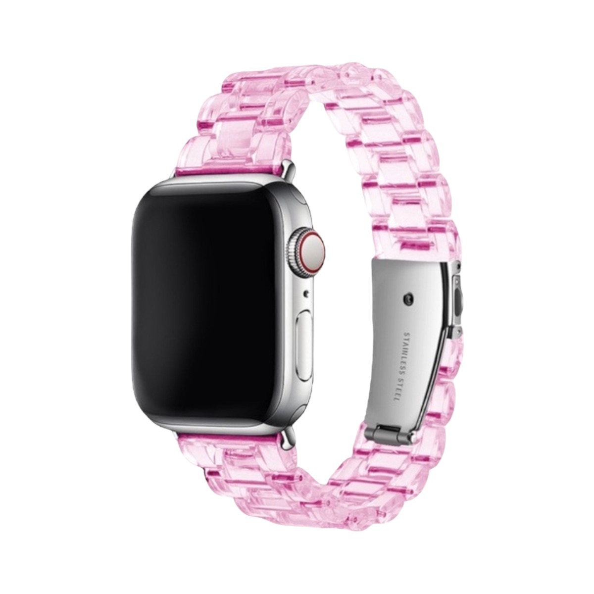 Correa Band Tipo Pulsera Eslabones plastico Compatible Con Apple Watch 38/40/41 mm