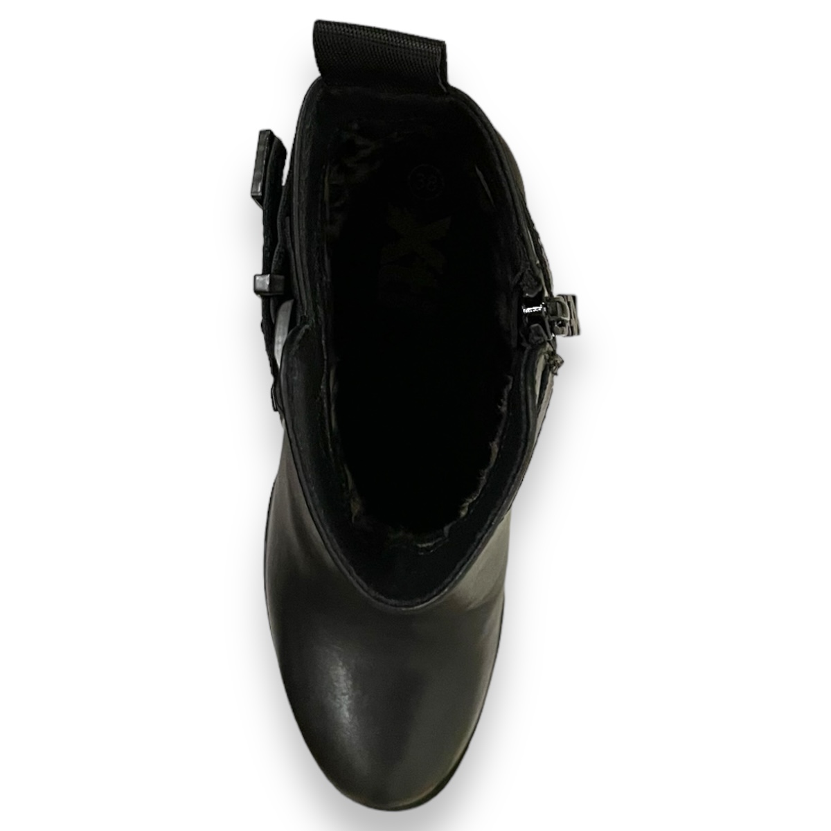 Botines Negros Mujer Con Tacón Plataforma Xti