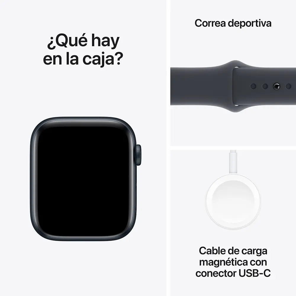 Apple Watch SE 2 Gps 44 Mm Correa M/L - Medianoche