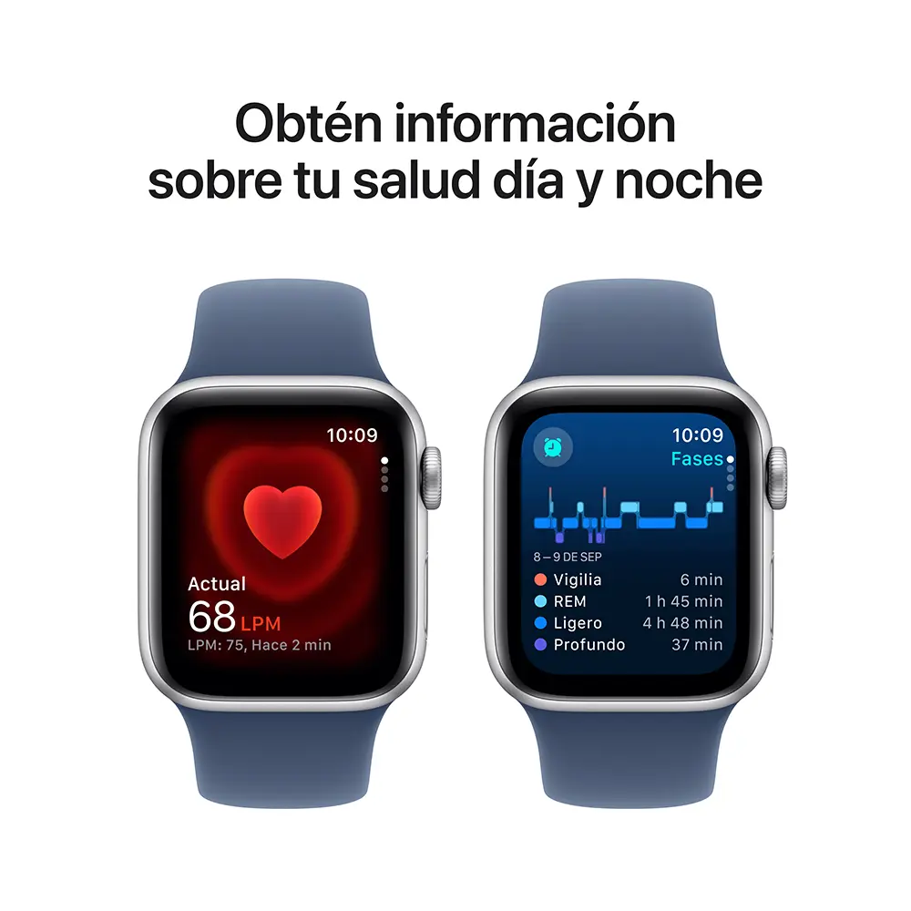 Apple Watch SE 2 Gps 44 Mm Correa M/L - Plata