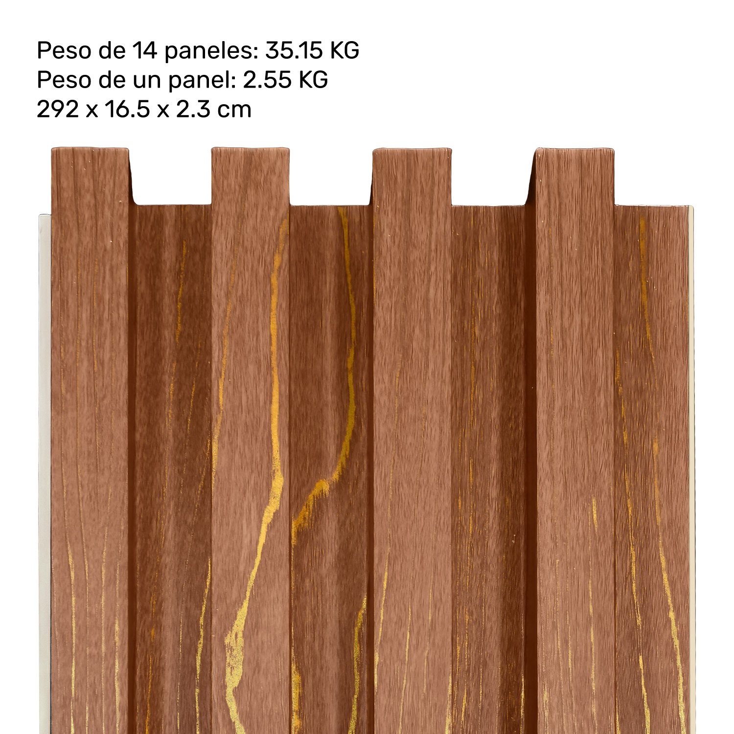 Lambrin Panel Decorativo 3d Set 14pz 6.7m2 Interior Exterior