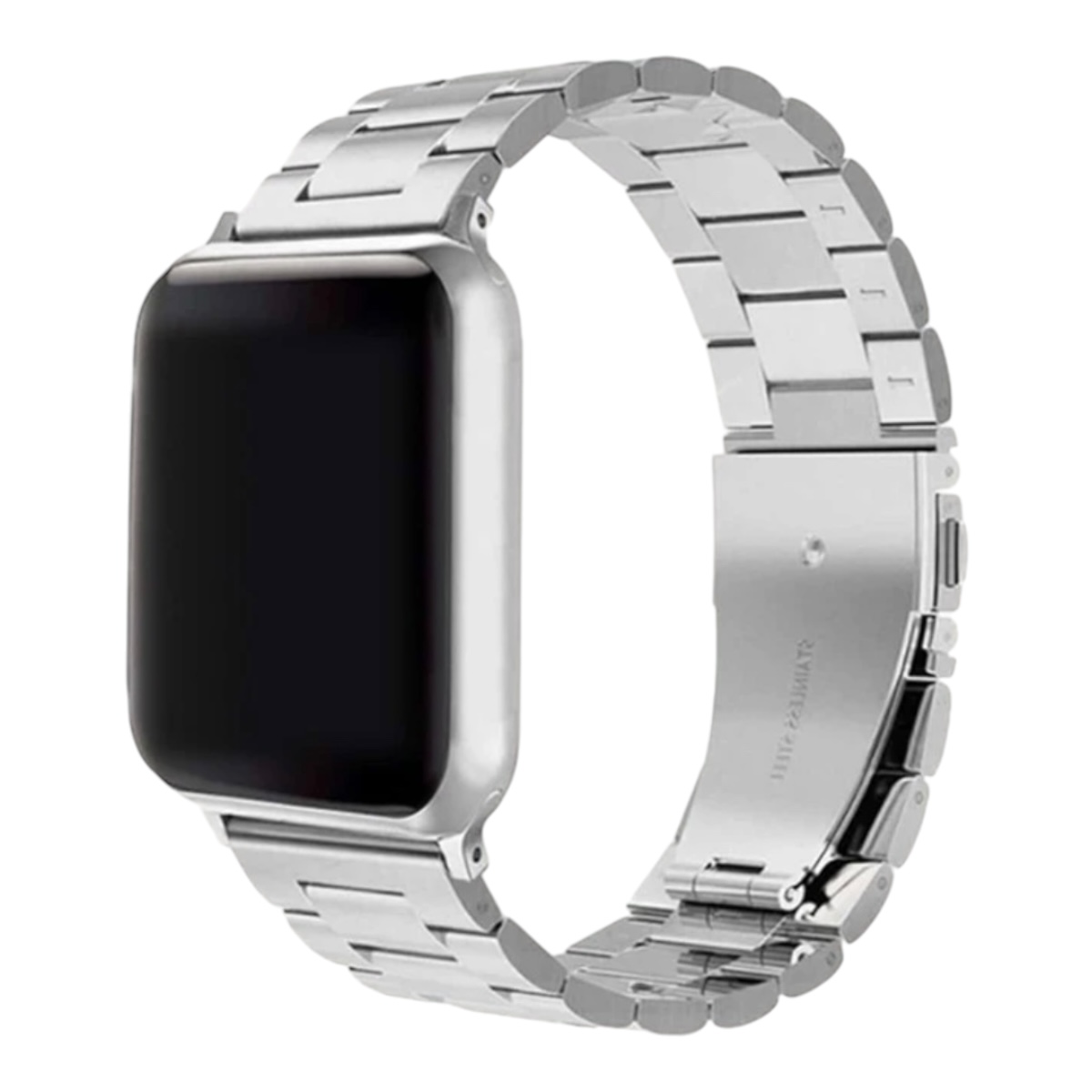 Correa Band Eslabon Acero Compatible Con Apple Watch 42/44/45 mm