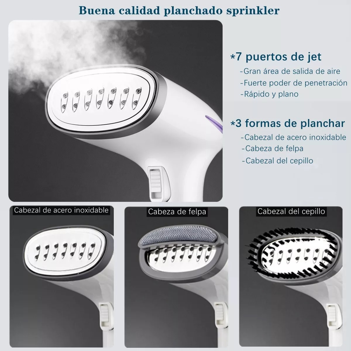 Plancha De Vapor Vertical Y Portátil Para Ropa De 1500w