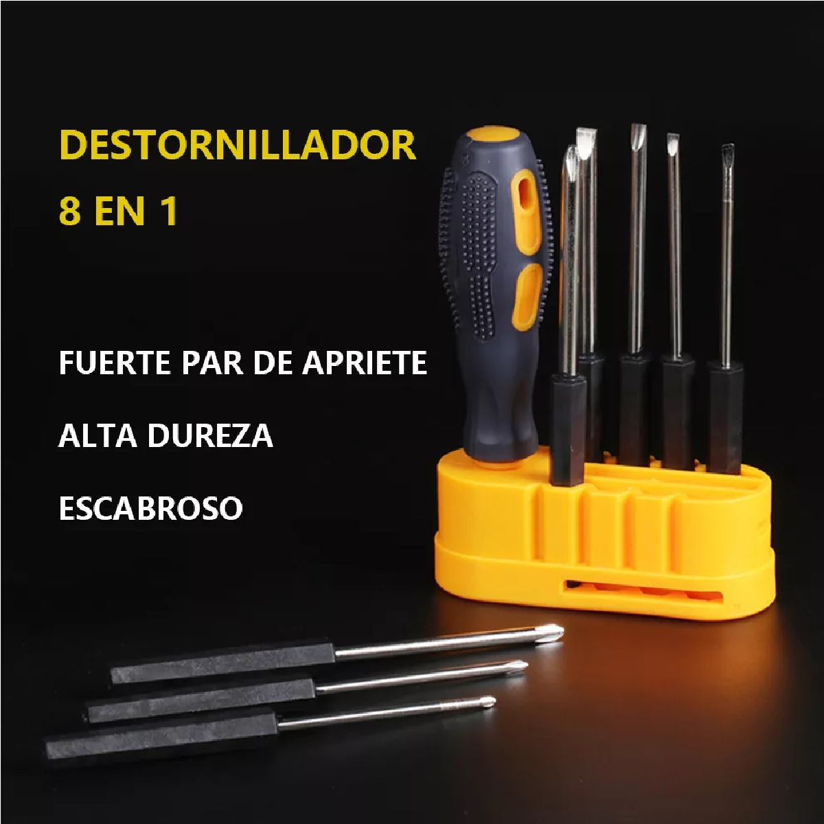 Juego De Desarmadores 8 Pack Herramientas Destornilladores