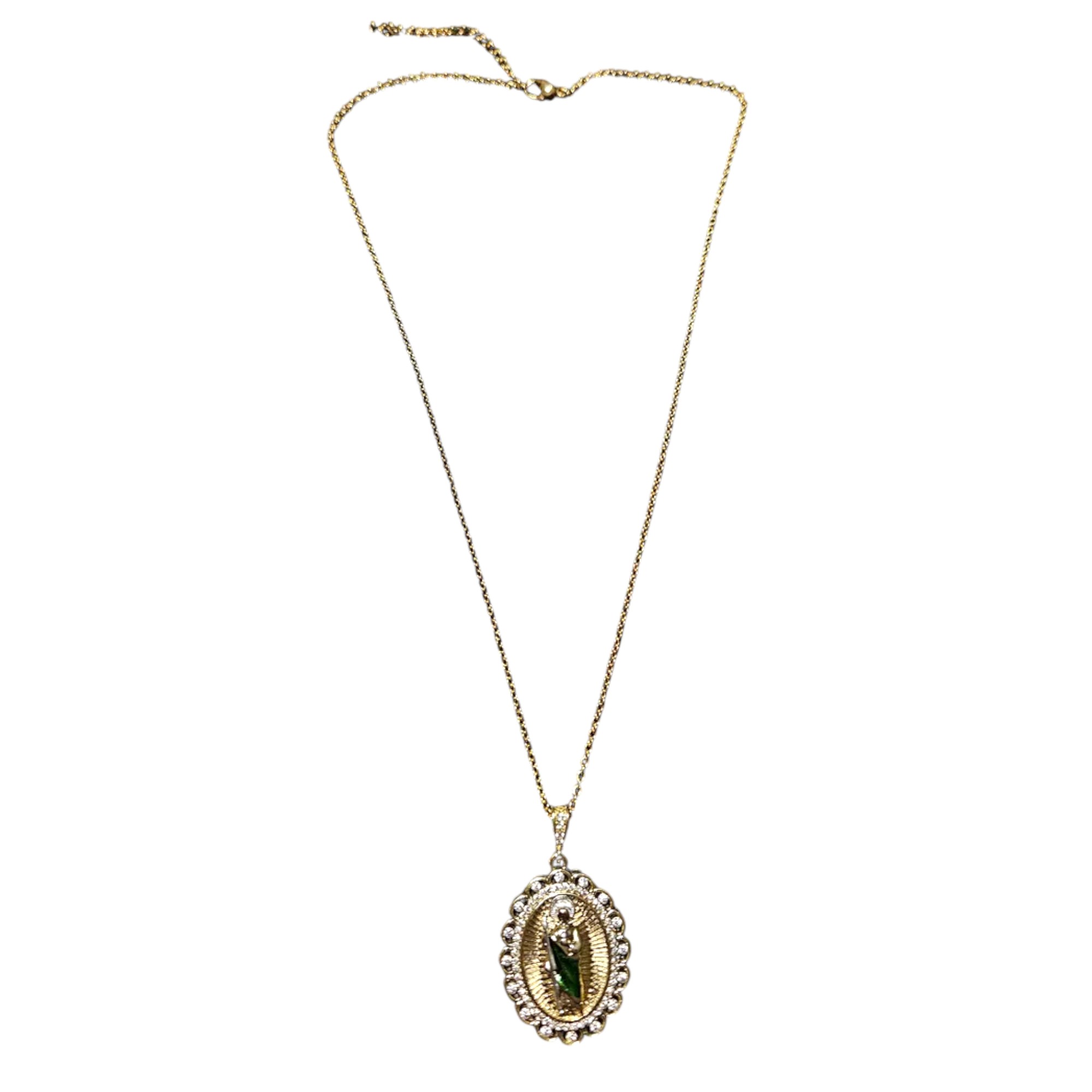 Collar San Judas Tadeo, medalla San Judas Tadeo, chapa de oro 18k