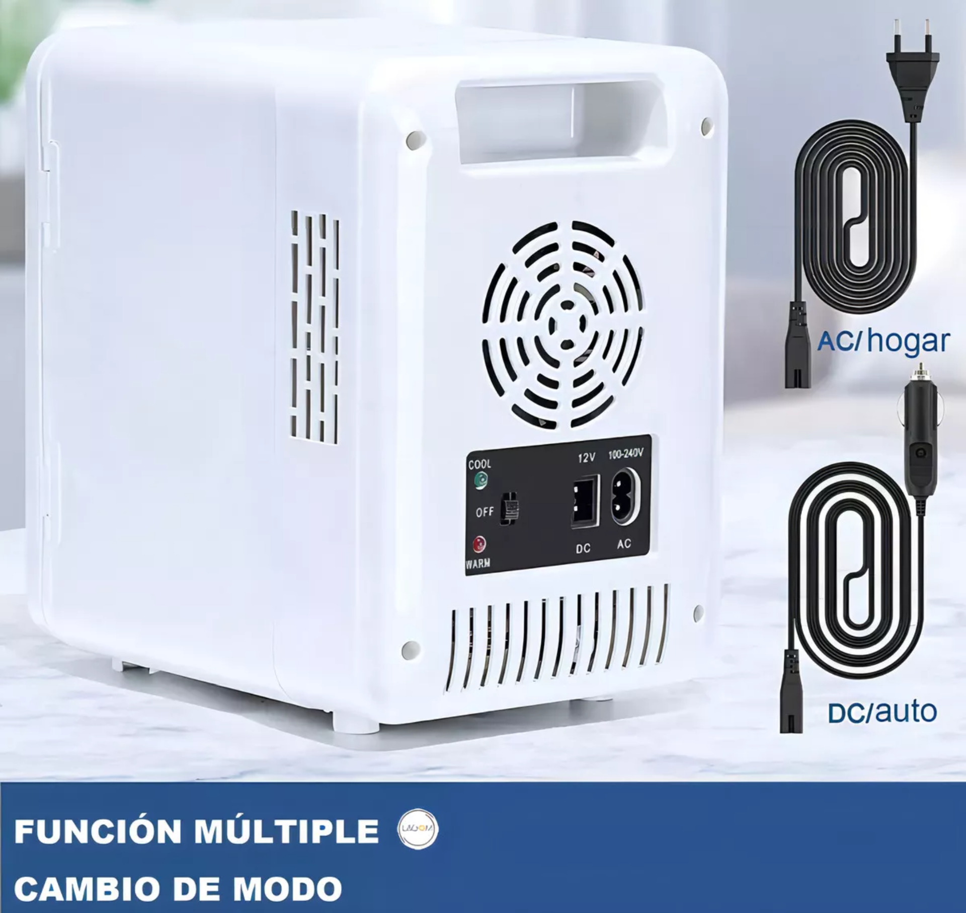  Frigobar Mini Refrigerador Blanco  4l 42w Lagom Pa5-4l Con Estante compartimento Hogar vehículo 5c Enfriamiento 60c Calentamiento Almacena Crema Serum Loción Mascarilla Leche Materna Insulina Cerveza
