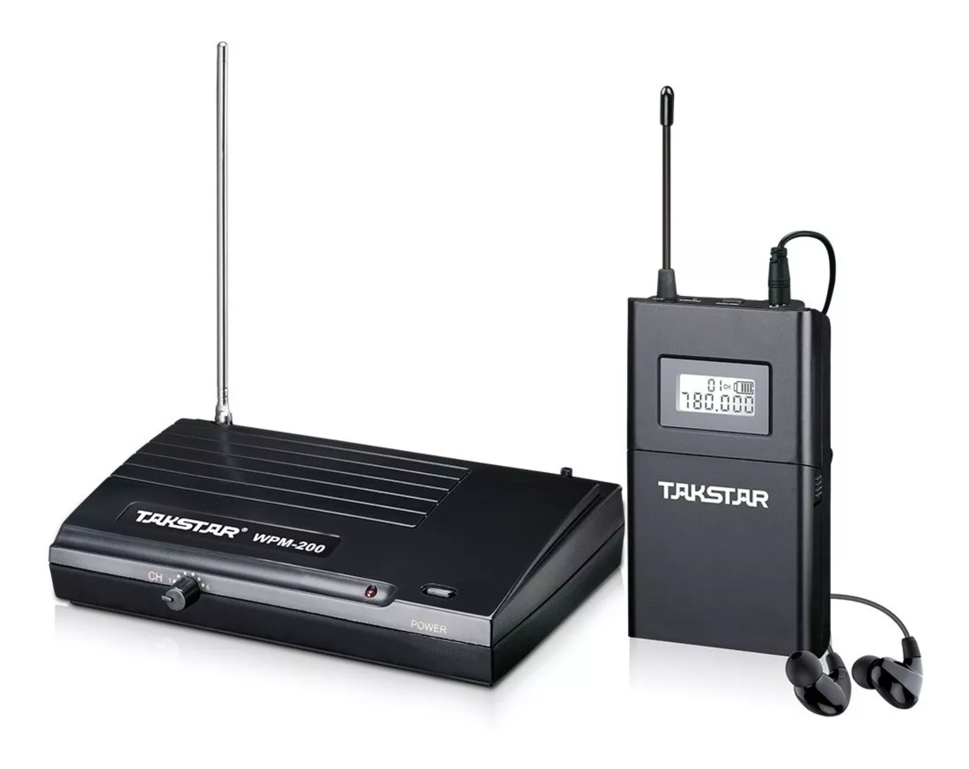 Sistema Takstar Wpm-200 Uhf Audio Inalámbrico Transmisión