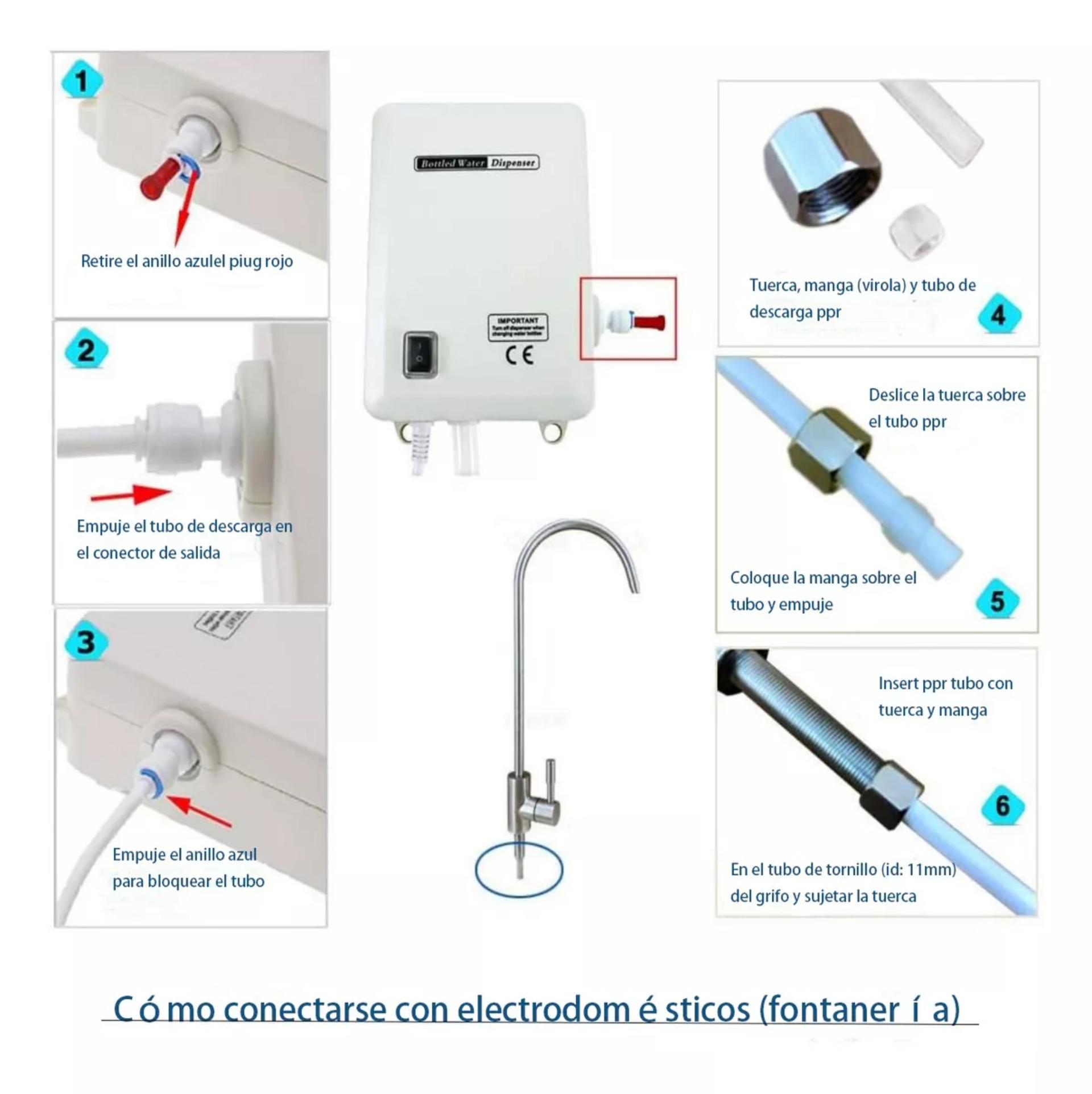 Bomba De Agua Para Refrigerador Dispensador De Agua E Hielo
