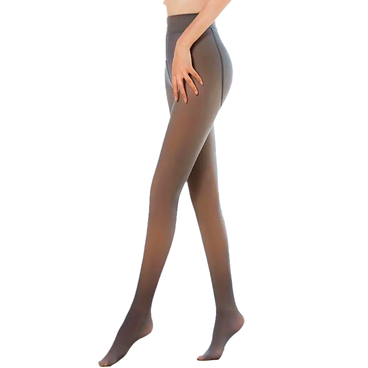 Medias Térmicas Mallas Afelpadas Leggins Traslúcido (2 Pza)