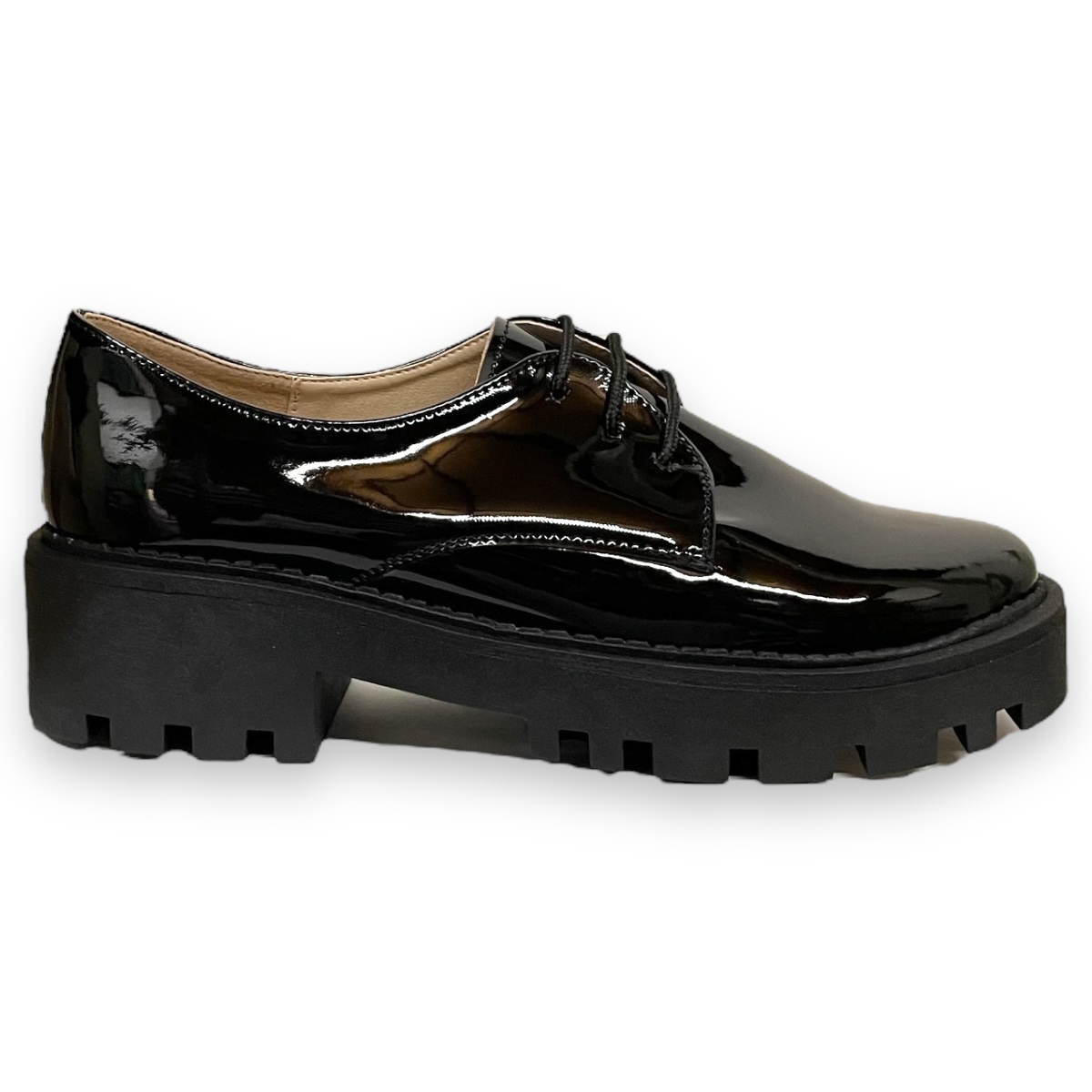 Zapatos negros con plataforma Mujer Ligeros Juvenil