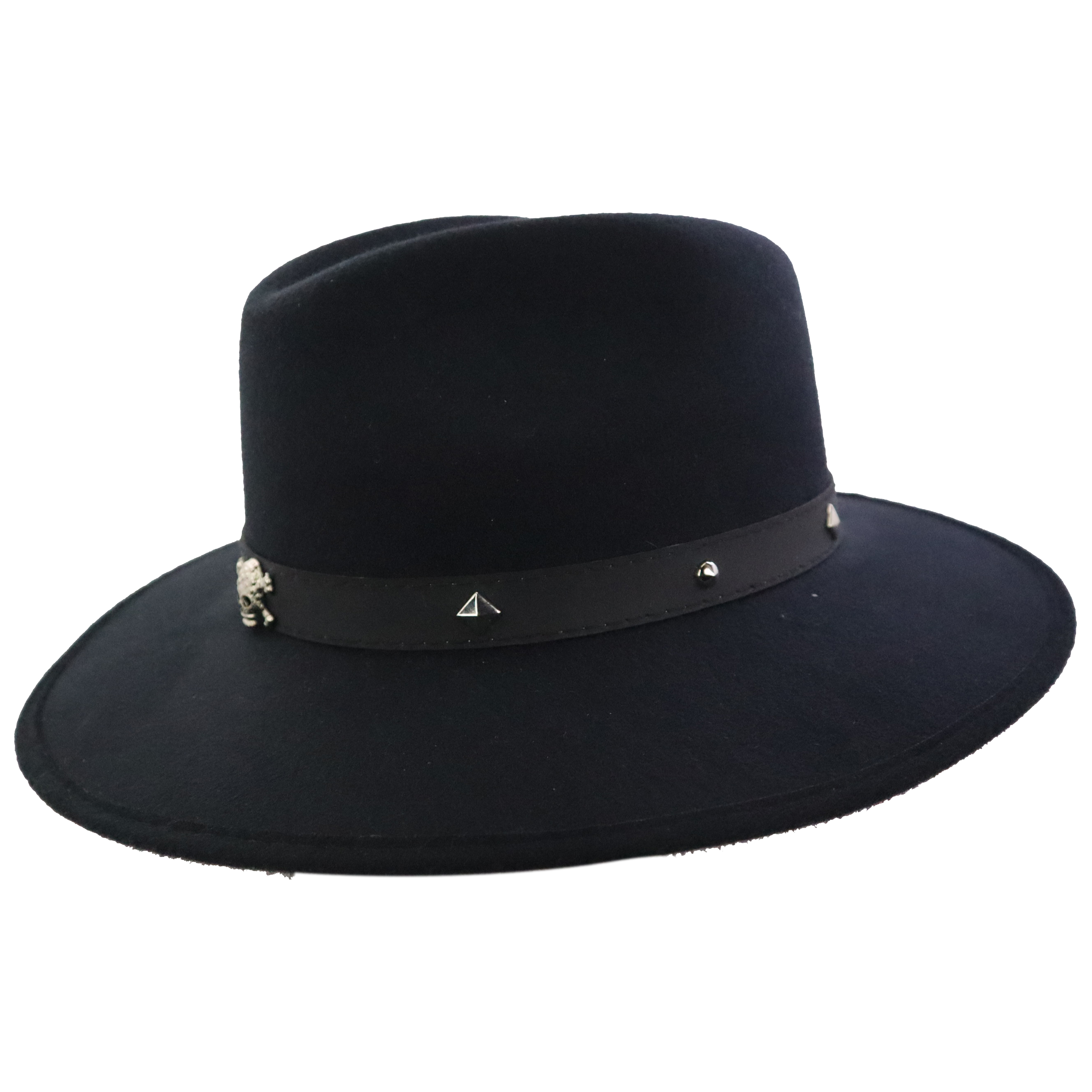 Sombrero Indiana Dubetina Calavera Retro Hombre Mujer Casual Hipster Negro 257