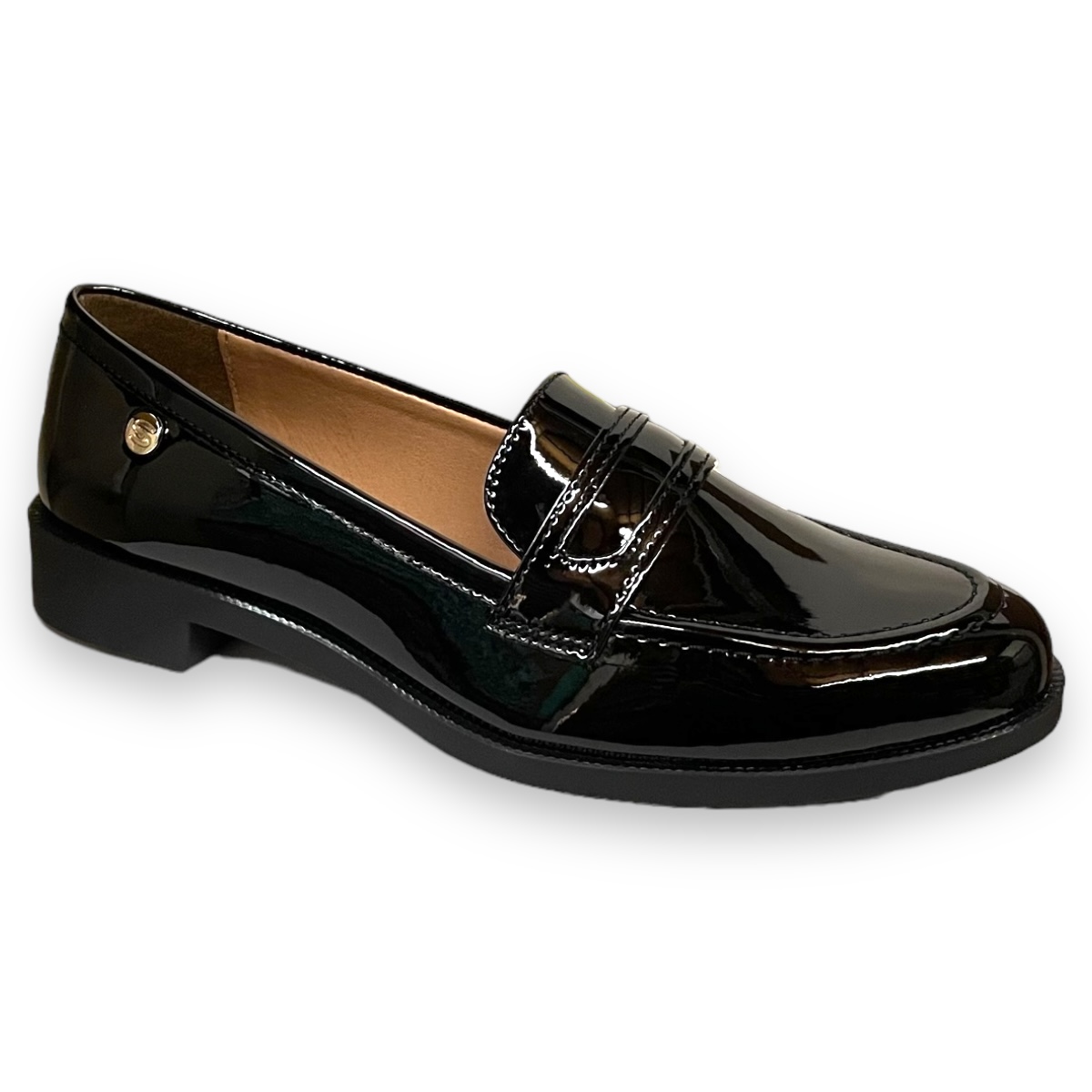Mocasines Zapatos De Charol Mujer Salamandra