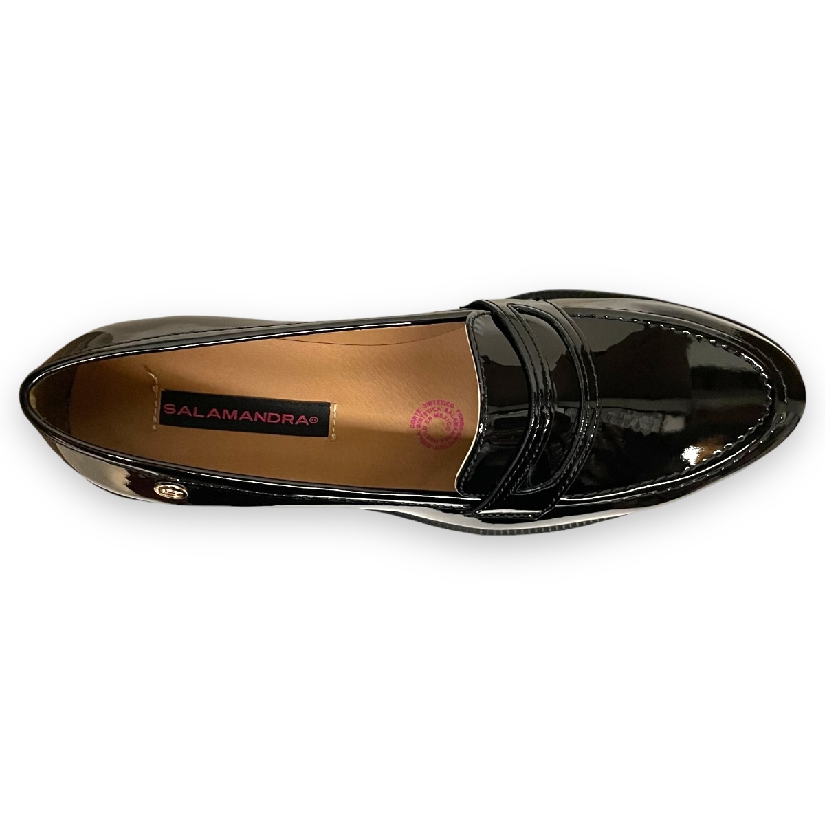 Mocasines Zapatos De Charol Mujer Salamandra