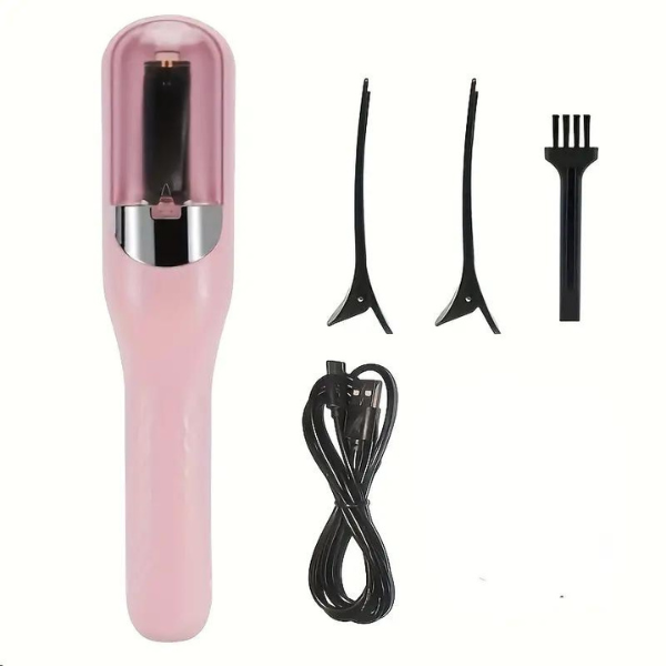 Maquina Recortadora de Puntas Abiertas Recargable, Removedor Automático de Puntas Abiertas para Cabello
