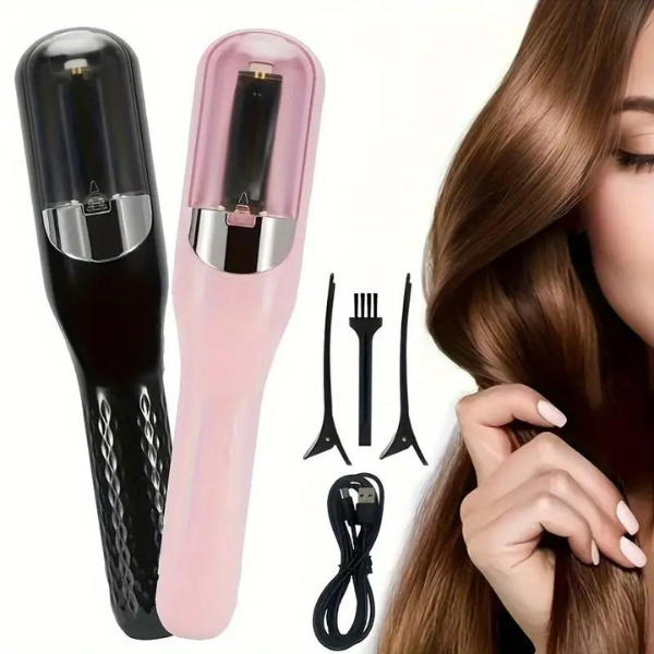 Maquina Recortadora de Puntas Abiertas Recargable, Removedor Automático de Puntas Abiertas para Cabello