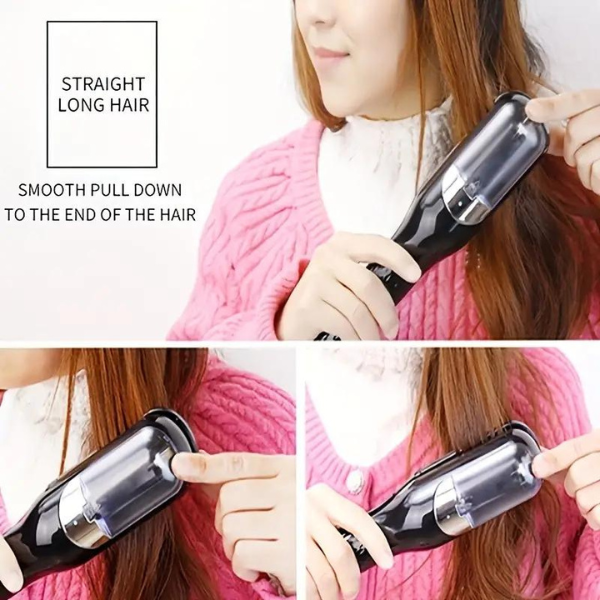 Maquina Recortadora de Puntas Abiertas Recargable, Removedor Automático de Puntas Abiertas para Cabello