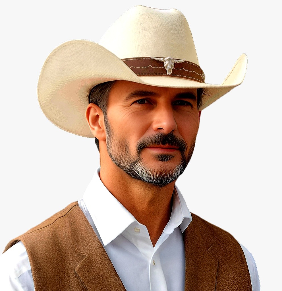 Sombrero Texana Chihuahua Lona Fresco Ligero Hombre Mujer Taurino Beige 240