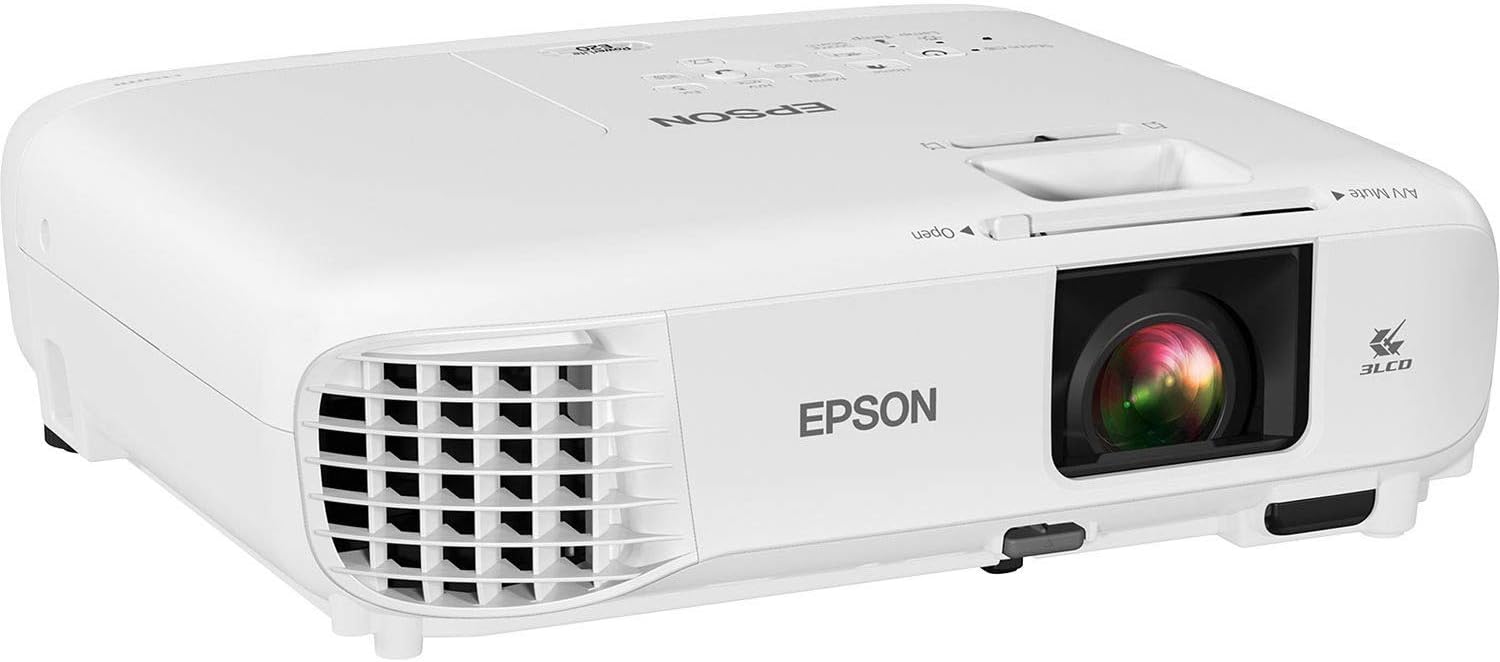 Epson PowerLite E20 3400 lúmenes XGA 1024 x 768 Proyector 3LCD, blanco