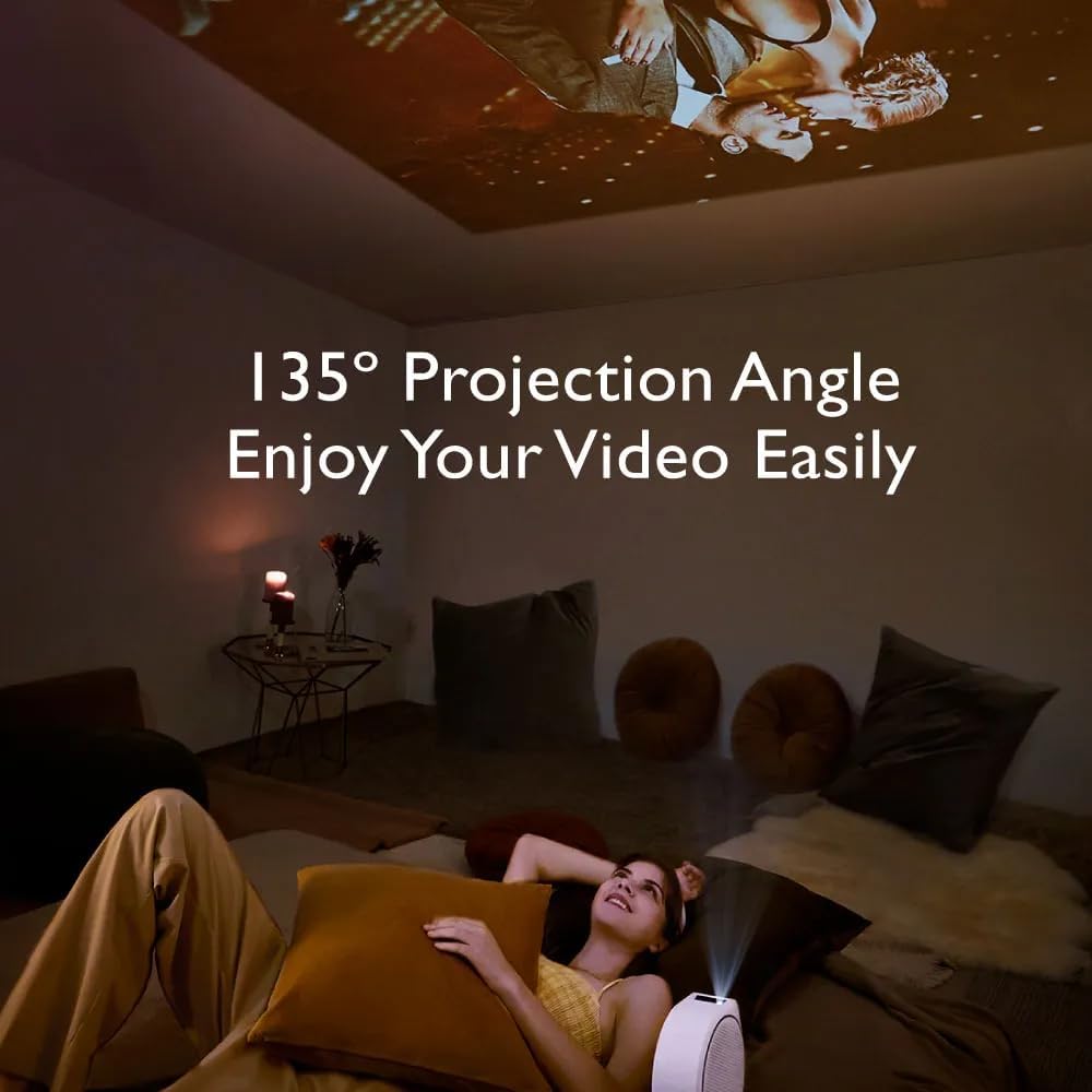 BenQ Proyector LED Cine en Casa GV30 HD (1280x720) Inalámbrico, Portable, Bluetooth