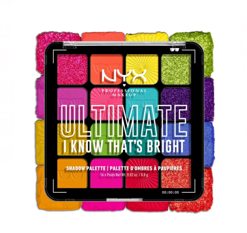 NYX Professional Makeup Ultimate paleta de sombras para ojos color brights