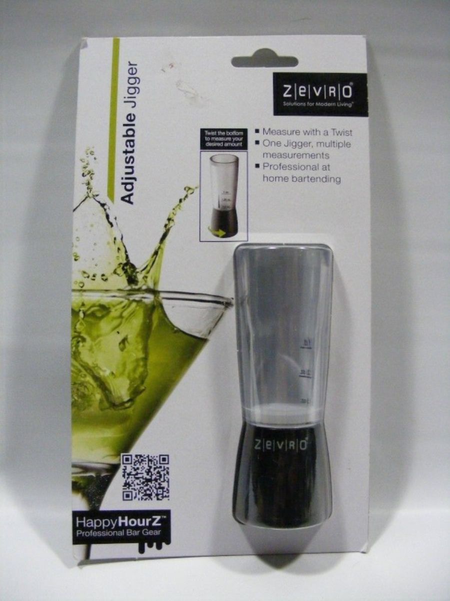 Medidor Vino Ajustable Jigger Marca Zevro Modelo AJC100