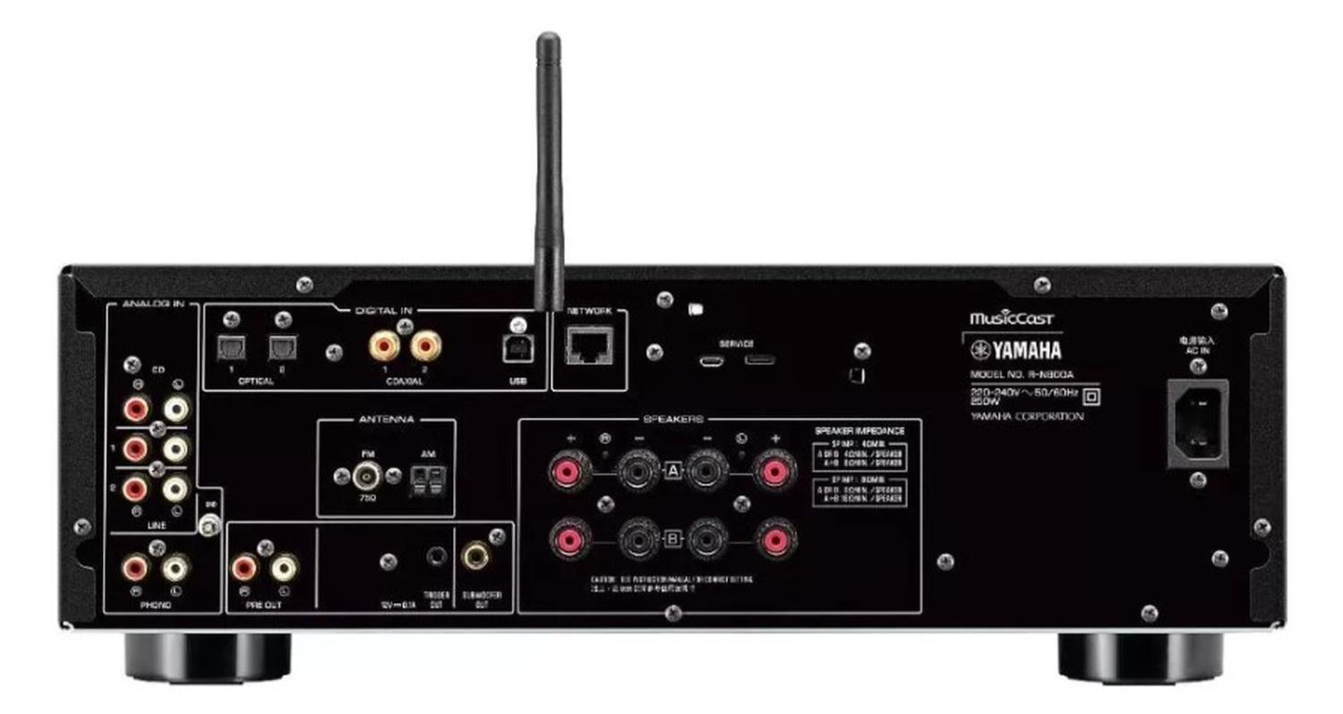 Receptor Estereo Yamaha R-N800AS con Bluetooth y Wifi 200W a Meses